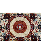 Mamluk 6' 0" X 9' 2" Hand-Knotted Wool Rug 6' 0" X 9' 2" (183 X 279) / Ivory / Tan