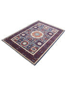 Mamluk 4' 1" X 5' 11" Hand-Knotted Wool Rug 4' 1" X 5' 11" (124 X 180) / Blue / Red