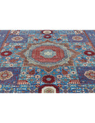 Mamluk 8' 1" X 9' 9" Hand-Knotted Wool Rug 8' 1" X 9' 9" (246 X 297) / Blue / Red