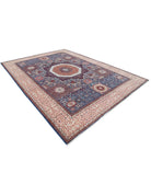 Mamluk 9' 0" X 11' 11" Hand-Knotted Wool Rug 9' 0" X 11' 11" (274 X 363) / Blue / Ivory