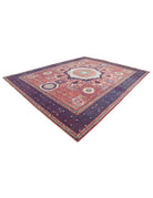 Mamluk 11' 8" X 14' 11" Hand-Knotted Wool Rug 11' 8" X 14' 11" (356 X 455) / Red / Blue