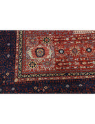 Mamluk 11' 8" X 14' 11" Hand-Knotted Wool Rug 11' 8" X 14' 11" (356 X 455) / Red / Blue