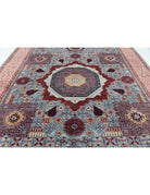 Mamluk 9' 10" X 13' 9" Hand-Knotted Wool Rug 9' 10" X 13' 9" (300 X 419) / Blue / Ivory