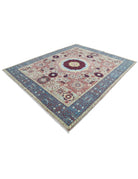 Mamluk 8' 2" X 9' 10" Hand-Knotted Wool Rug 8' 2" X 9' 10" (249 X 300) / Grey / Teal