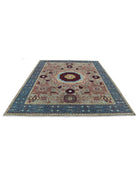 Mamluk 8' 2" X 9' 10" Hand-Knotted Wool Rug 8' 2" X 9' 10" (249 X 300) / Grey / Teal