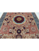 Mamluk 8' 2" X 9' 10" Hand-Knotted Wool Rug 8' 2" X 9' 10" (249 X 300) / Taupe / Teal