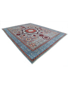 Mamluk 11' 8" X 14' 11" Hand-Knotted Wool Rug 11' 8" X 14' 11" (356 X 455) / Blue / Blue