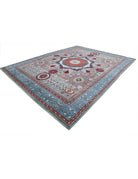 Mamluk 11' 8" X 14' 11" Hand-Knotted Wool Rug 11' 8" X 14' 11" (356 X 455) / Blue / Blue