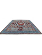 Mamluk 11' 8" X 14' 11" Hand-Knotted Wool Rug 11' 8" X 14' 11" (356 X 455) / Blue / Blue