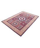 Mamluk 5'3'' X 7'6'' Hand-Knotted Wool Rug 5'3'' x 7'6'' (158 X 225) / Red / Gold