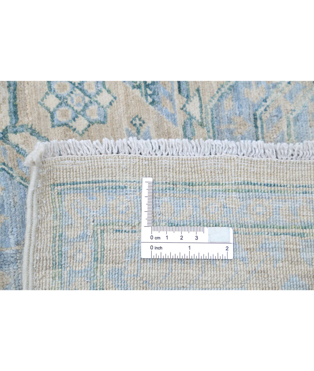Mamluk 4'8'' X 6'8'' Hand-Knotted Wool Rug 4'8'' x 6'8'' (140 X 200) / Ivory / Blue