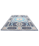 Mamluk 8'10'' X 12'0'' Hand-Knotted Wool Rug 8'10'' x 12'0'' (265 X 360) / Teal / Blue