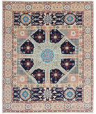 Mamluk 8'0'' X 9'10'' Hand-Knotted Wool Rug 8'0'' x 9'10'' (240 X 295) / Green / Gold