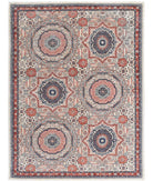 Mamluk 9'1'' X 12'1'' Hand-Knotted Wool Rug 9'1'' x 12'1'' (273 X 363) / Beige / Red