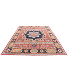 Mamluk 7'11'' X 9'9'' Hand-Knotted Wool Rug 7'11'' x 9'9'' (238 X 293) / Red / Blue