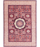 Mamluk 6'0'' X 8'8'' Hand-Knotted Wool Rug 6'0'' x 8'8'' (180 X 260) / Gold / Red