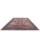 Mamluk 11'9'' X 16'6'' Hand-Knotted Wool Rug 11'9'' x 16'6'' (353 X 495) / Rust / Green