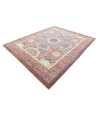 Mamluk 8'0'' X 10'2'' Hand-Knotted Wool Rug 8'0'' x 10'2'' (240 X 305) / Red / Gold