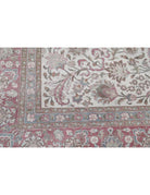 Mashad 10' 9" X 14' 8" Hand-Knotted Wool Rug 10' 9" X 14' 8" (328 X 447) / Ivory / Pink