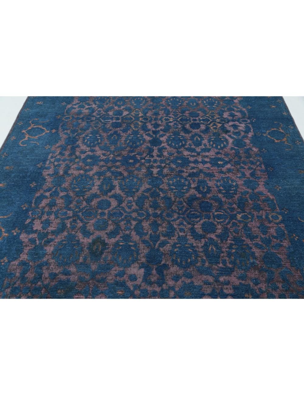 Onyx 6' 9" X 9' 4" Hand-Knotted Wool Rug 6' 9" X 9' 4" (206 X 284) / Blue / N/A