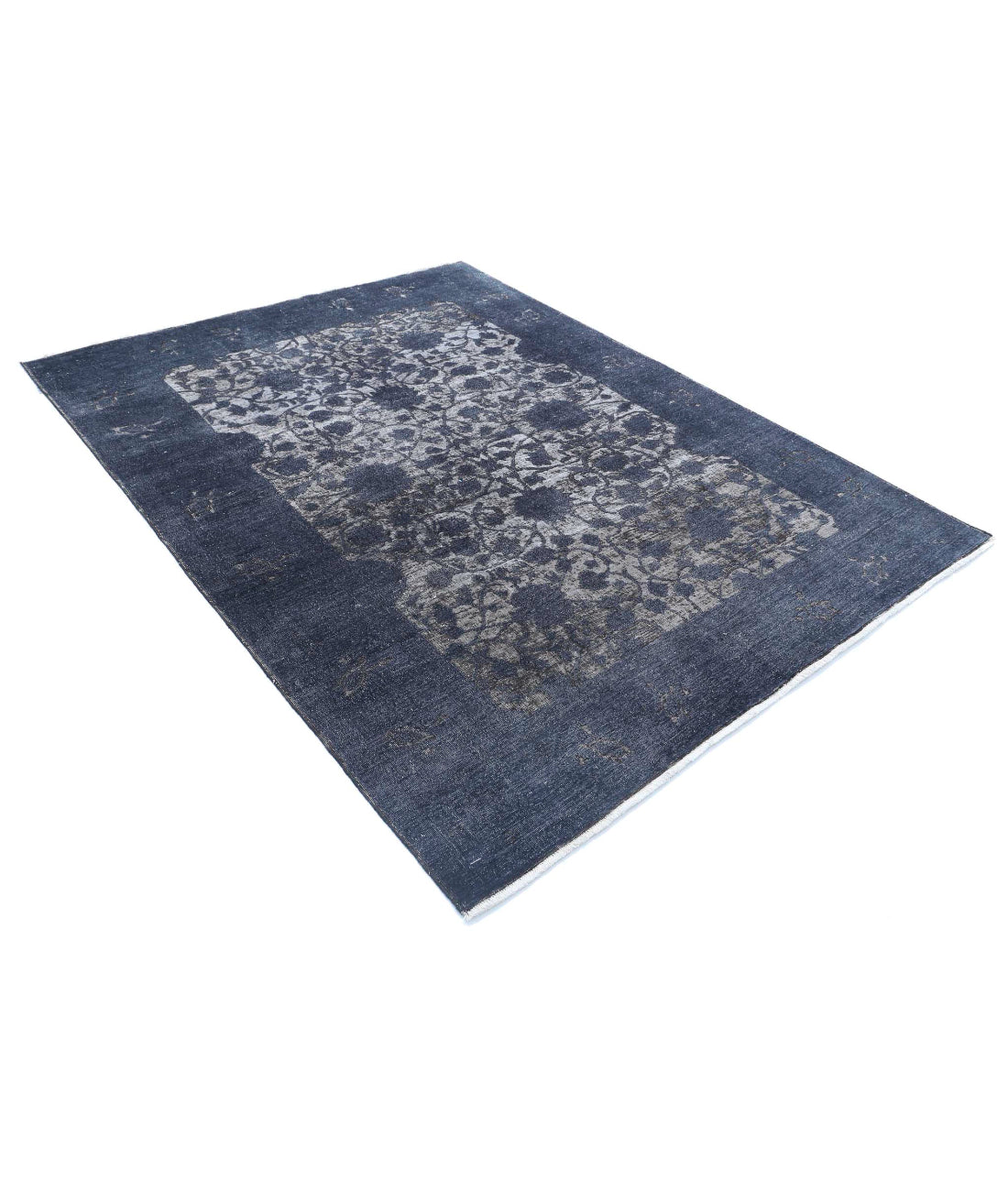 Onyx 5'11'' X 7'10'' Hand-Knotted Wool Rug 5'11'' x 7'10'' (178 X 235) / Grey / Ivory