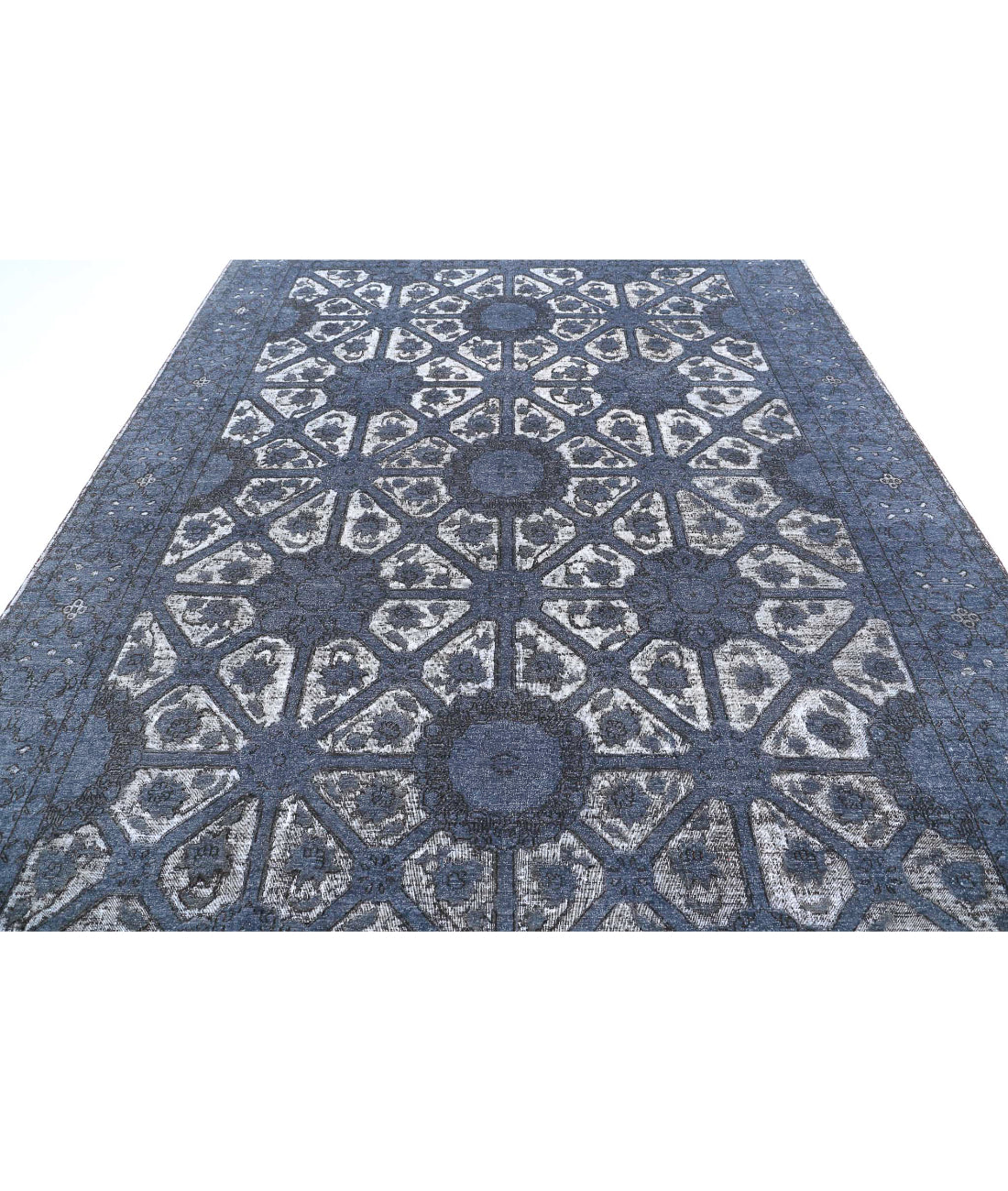 Onyx 8'7'' X 11'11'' Hand-Knotted Wool Rug 8'7'' x 11'11'' (258 X 358) / Grey / Grey