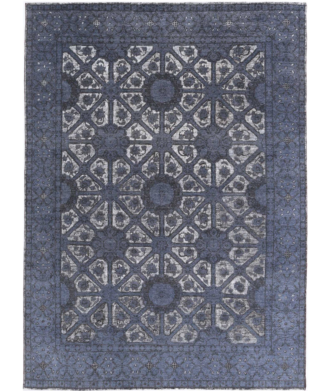 Onyx 8'7'' X 11'11'' Hand-Knotted Wool Rug 8'7'' x 11'11'' (258 X 358) / Grey / Grey