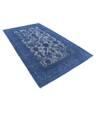 Onyx 5'9'' X 9'5'' Hand-Knotted Wool Rug 5'9'' x 9'5'' (173 X 283) / Blue / Blue