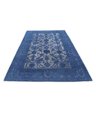 Onyx 5'9'' X 9'5'' Hand-Knotted Wool Rug 5'9'' x 9'5'' (173 X 283) / Blue / Blue