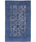 Onyx 5'9'' X 9'5'' Hand-Knotted Wool Rug 5'9'' x 9'5'' (173 X 283) / Blue / Blue