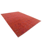 Onyx 9'8'' X 13'5'' Hand-Knotted Wool Rug 9'8'' x 13'5'' (290 X 403) / Red / Red