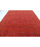 Onyx 9'8'' X 13'5'' Hand-Knotted Wool Rug 9'8'' x 13'5'' (290 X 403) / Red / Red