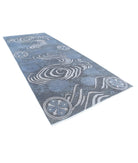 Onyx 6'2'' X 14'6'' Hand-Knotted Wool Rug 6'2'' x 14'6'' (185 X 435) / Grey / Charcoal