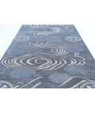 Onyx 6'2'' X 14'6'' Hand-Knotted Wool Rug 6'2'' x 14'6'' (185 X 435) / Grey / Charcoal