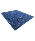 Onyx 9'9'' X 11'4'' Hand-Knotted Wool Rug 9'9'' x 11'4'' (293 X 340) / Blue / Blue