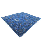 Onyx 9'9'' X 11'4'' Hand-Knotted Wool Rug 9'9'' x 11'4'' (293 X 340) / Blue / Blue