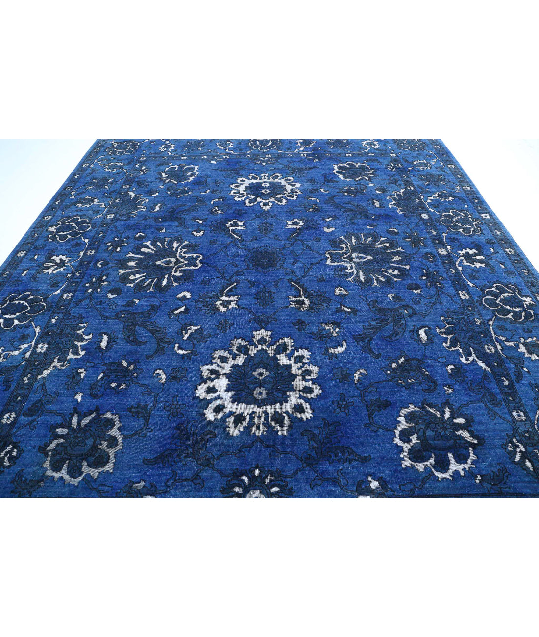 Onyx 9'9'' X 11'4'' Hand-Knotted Wool Rug 9'9'' x 11'4'' (293 X 340) / Blue / Blue