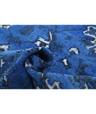 Onyx 9'9'' X 11'4'' Hand-Knotted Wool Rug 9'9'' x 11'4'' (293 X 340) / Blue / Blue