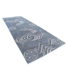 Onyx 6'1'' X 16'0'' Hand-Knotted Wool Rug 6'1'' x 16'0'' (183 X 480) / Grey / Grey