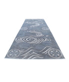 Onyx 6'1'' X 16'0'' Hand-Knotted Wool Rug 6'1'' x 16'0'' (183 X 480) / Grey / Grey