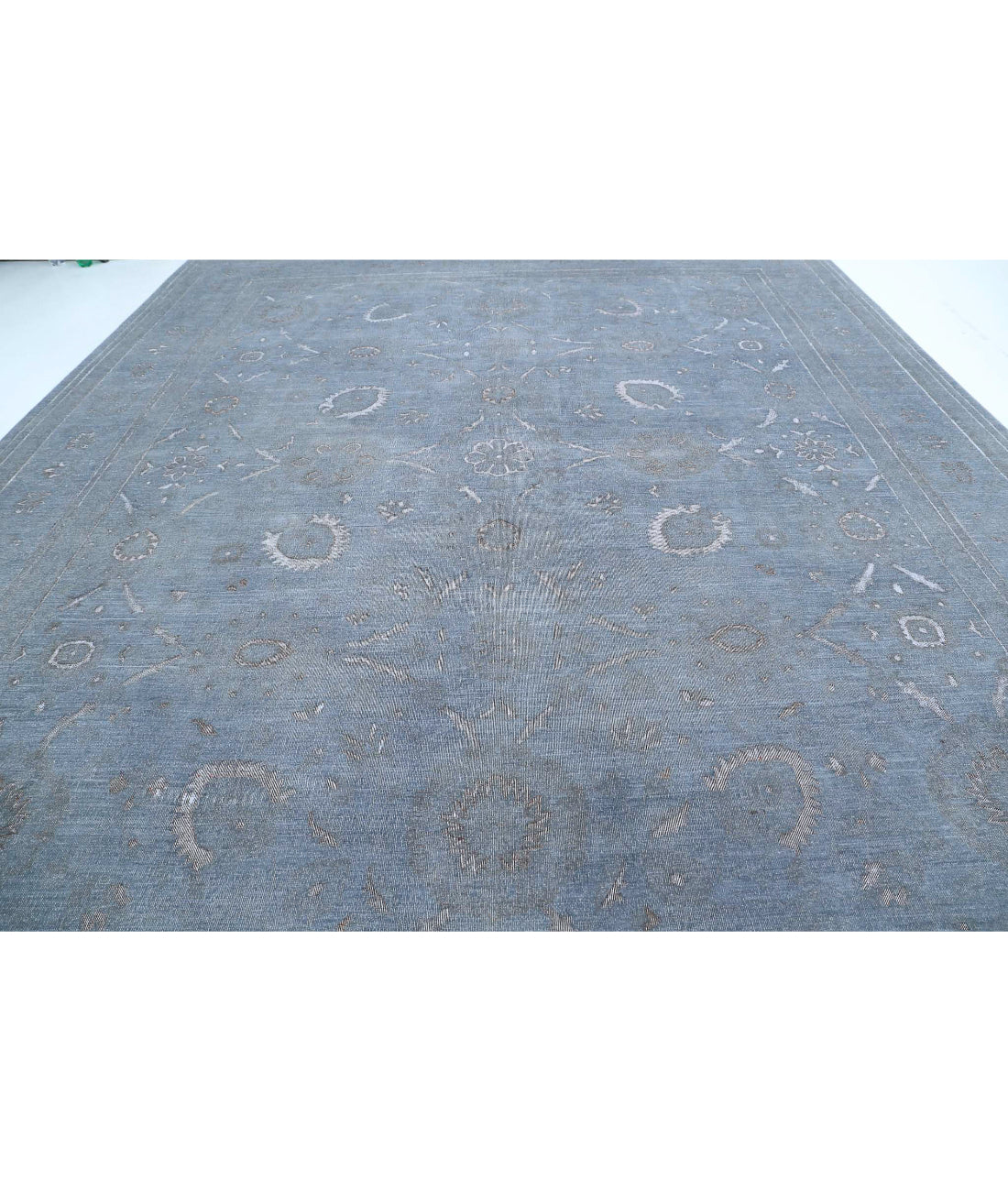 Onyx 12'10'' X 15'8'' Hand-Knotted Wool Rug 12'10'' x 15'8'' (385 X 470) / Grey / Grey