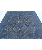 Onyx 7'10'' X 8'10'' Hand-Knotted Wool Rug 7'10'' x 8'10'' (235 X 265) / Blue / Grey