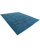 Onyx 11'10'' X 14'7'' Hand-Knotted Wool Rug 11'10'' x 14'7'' (355 X 438) / Blue / Blue