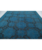 Onyx 11'10'' X 14'7'' Hand-Knotted Wool Rug 11'10'' x 14'7'' (355 X 438) / Blue / Blue