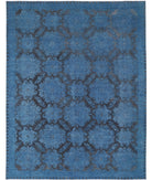 Onyx 11'10'' X 14'7'' Hand-Knotted Wool Rug 11'10'' x 14'7'' (355 X 438) / Blue / Blue