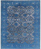 Onyx 7'10'' X 9'8'' Hand-Knotted Wool Rug 7'10'' x 9'8'' (235 X 290) / Blue / Blue