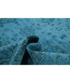 Onyx 8'9'' X 12'1'' Hand-Knotted Wool Rug 8'9'' x 12'1'' (263 X 363) / Teal / Teal