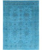 Onyx 8'9'' X 12'1'' Hand-Knotted Wool Rug 8'9'' x 12'1'' (263 X 363) / Teal / Teal