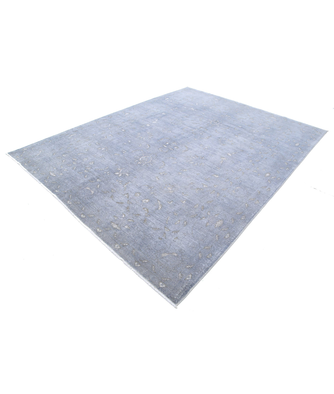 Onyx 7'11'' X 10'5'' Hand-Knotted Wool Rug 7'11'' x 10'5'' (238 X 313) / Grey / Grey