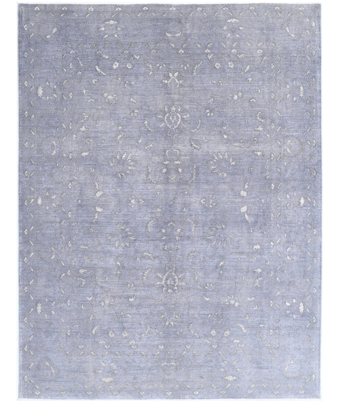 Onyx 7'11'' X 10'5'' Hand-Knotted Wool Rug 7'11'' x 10'5'' (238 X 313) / Grey / Grey